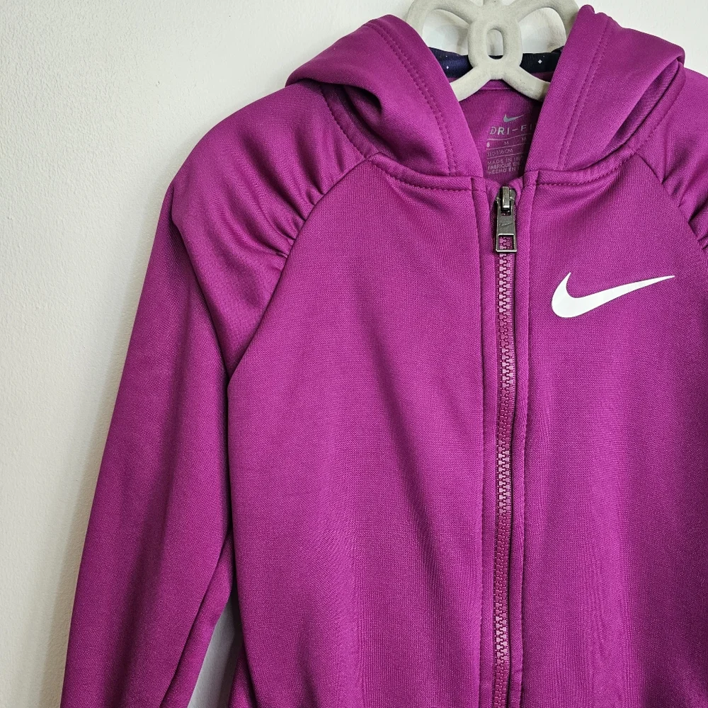 Nike Fuchsia Hoodie and Galaxy Leggings - Picture 7 of 8